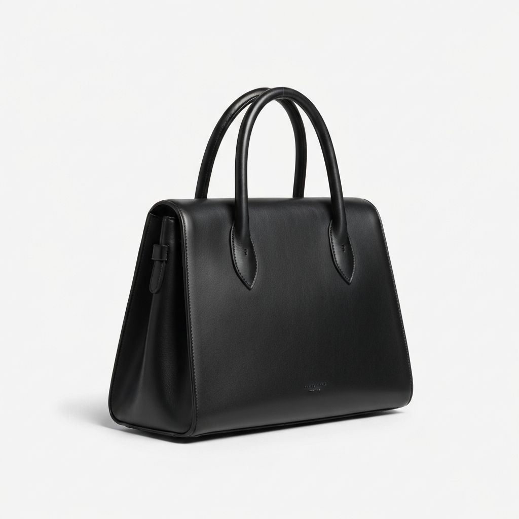 Structured Leather Handbag