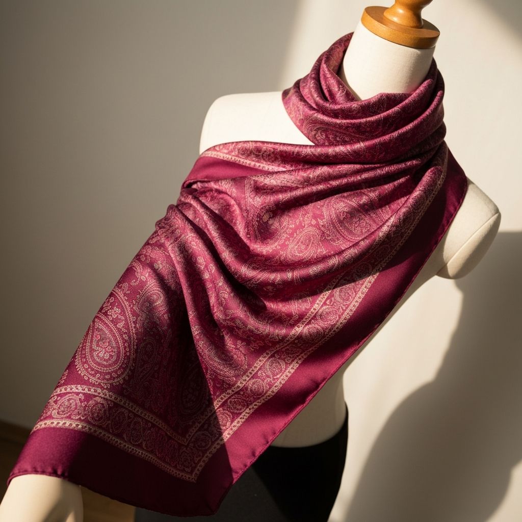 Silk Twill Scarf alternate view